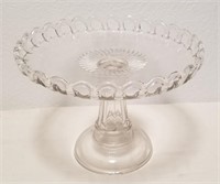 Sunning Mid Century Cake Pedestal Plate