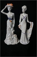 Pair of Victorian Lady Figurines