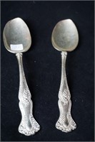 Two William and Rogers Silver Plate Spoons #12