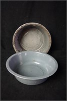 Set of Two Enamelware Bowls