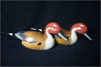 Two Wooden Ducks