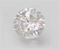 Certified 2.01 Ct Round Brilliant Loose Diamond