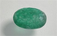 Certified 5.00 Cts Natural Oval Emerald