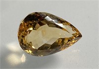 Certified 12.15 Cts Natural Citrine