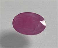 Certified 3.25 Cts Natural Ruby