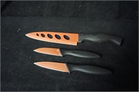 Set of Three Copper Knives