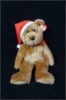 TY 1997 Holiday Bear New with Tags 14 inches tall