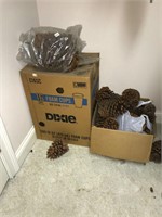 Box of Large Pine Cones