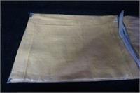 Set of 4 Gold Linen Placemats and Napkins