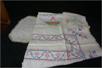 Collection of Embroidered Dollies