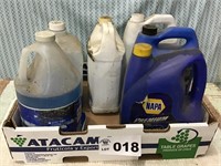 Misc fluids, windshield washer, anti-freeze and