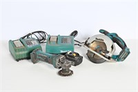 Makita Cordless Angle Grinder & Circular Saw