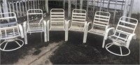 Lot of 6 Patio Chairs