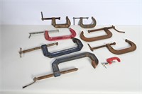 Assorted C-Clamps