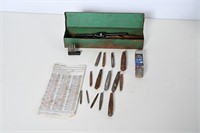 Tap Drills & Vintage Green Tool Box