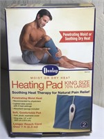 Dunlap King Size Heating Pad in Original Box