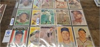 1957 & 59 baseball cards Dave hillman, Bob Lennon