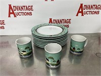 Lighthouse plates and mugs