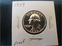 1959 proof quarter