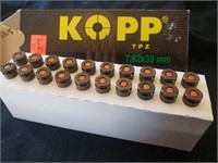 20rds of Kopp 7,62x39 ammo