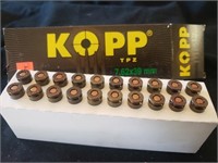 20rds of Kopp 7,62x39 ammo