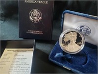 1998 American eagle 1oz proof silver bullion coin