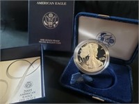 2005 American eagle 1oz proof silver bullion coin