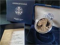 2008 American eagle 1oz proof silver coin