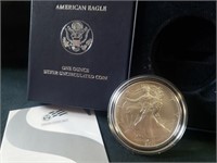 2007 American eagle 1oz proof silver coin
