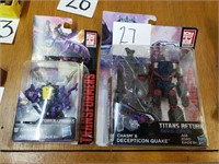 2 Transformer Action Figures