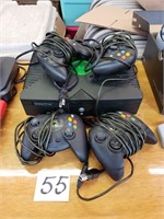 Original XBox Game System with Controllers