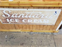 Sanitary Ice Cream Sign - 18" x 55"