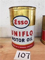 Esso Uniflo 5 Qt. Oil Can