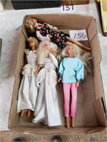 Lot of 1960's Barbies