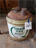 Quaker State 5 Gallon Oil Can
