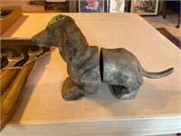 Metal Dog Bookends