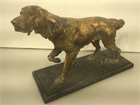 Metal Dog Sculpture. 16Wx 10H