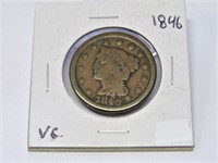 1846 VG Grade Copper Large Cent