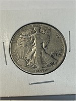 1942 Walking Liberty Half Dollar - XF Grade