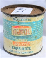 Grease can - Ampol.  Ampol Jet Lube