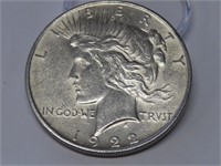 1922 US Peace Silver Dolar