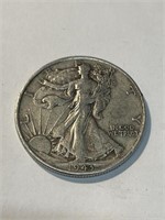 1943 XF Plus Grade Walking Liberty Half Dollar
