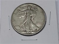 1944 XF AU Grade Walking Liberty Half Dollar