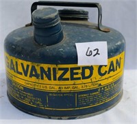 One Gallon can - Eagle Galvanised Can