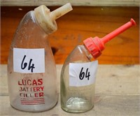 Two Battery Acid Dispensers - Lucas