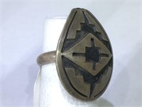 Sterling Silver Native American Handmade Ring -