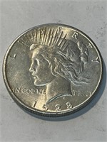 1923 s Better Date Peace Silver Dollar