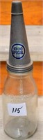 Oil Bottle with metal 10-30 special top