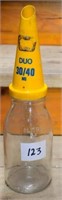 Oil Bottle with plastic Golden Fleece DUO top