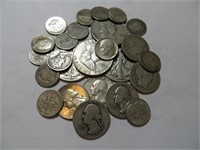 $5 Face Value Mixed 90% Silver Coinage